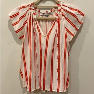 Collective Concepts red & white t-shirt